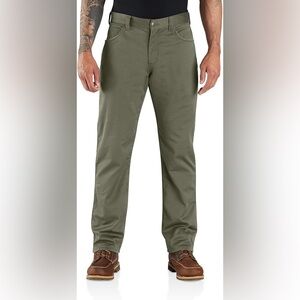 Carhartt-  Olive Green Straight-Leg Pants BNWT